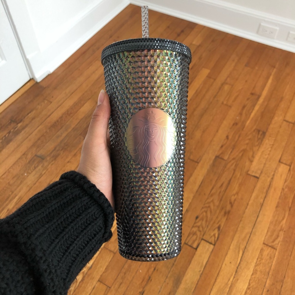 Starbucks Fall 2020 Iridescent Black Studded Cup